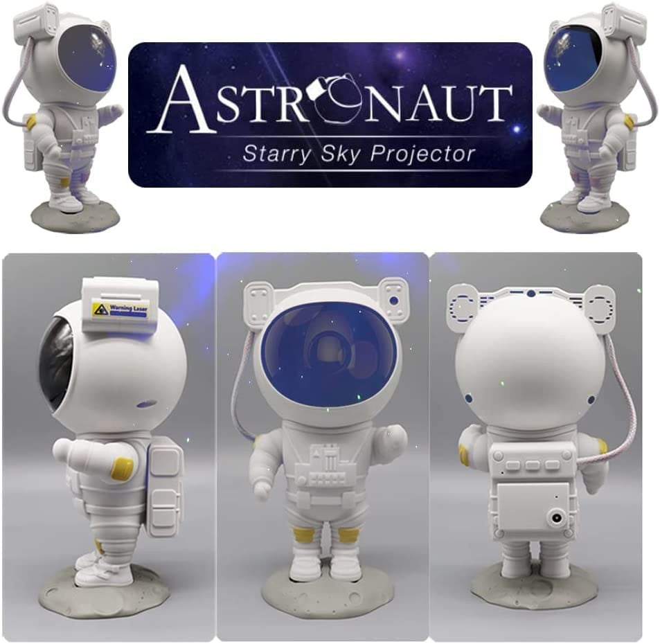 Astronaut Star Galaxy Projector with Timer and Remote